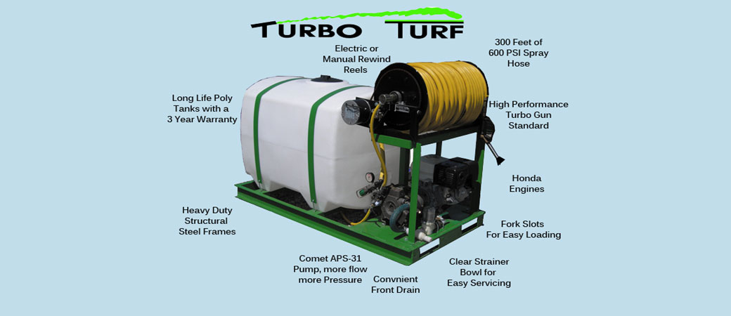 Turf Sprayers that are better built with more features and better performance S-200 shown